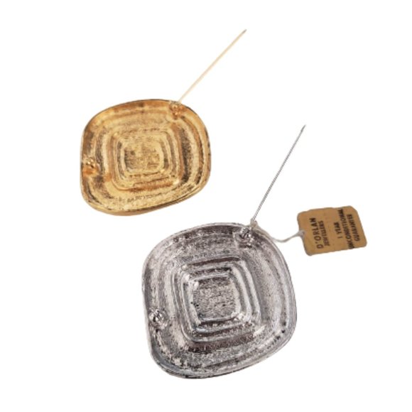 D'Orlan vintage gold & silver brooches - Picture 7 of 10